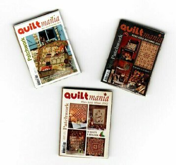 3 Quiltmania mini tijdschriftjes