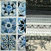 Fliesenquiltpaket SCHWARZ