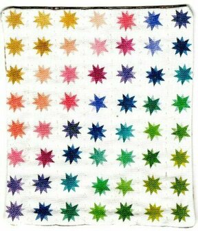 Miniatuur Quilt Rainbow Stars