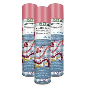 Amann mettler TA101 Webbond tijdelijke Textiellijm spray 300 ml