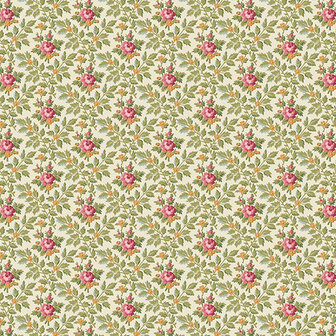 737-L French Mill wallpaper rose white