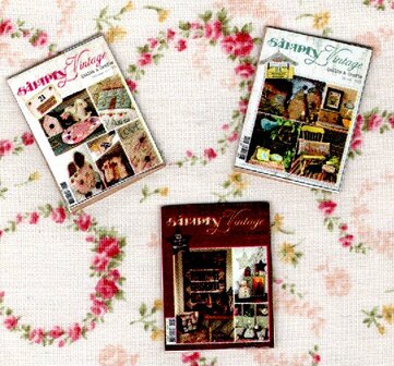 3 Simply Vintage mini tijdschriftjes