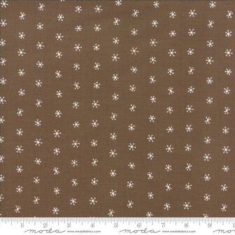 48275-15 Merriment Snowflake brown 