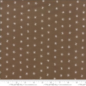 48275-15 Merriment Snowflake brown 