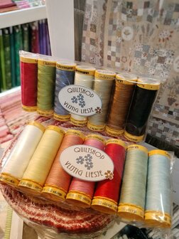 Gutermann nr.50 patchwork en applicatie garenset COUNTRY colours 