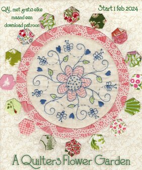 Set Venne Embroidery Yarn A Quilters Flower Garden