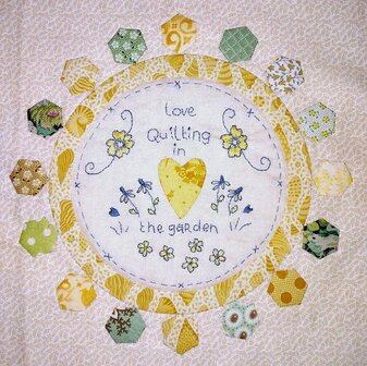 Gesamtpaket A Quilter Flower Garden Quilt