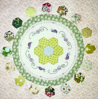 Totaalpakket A Quilter Flower Garden Quilt