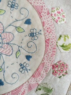 Background fabric kit A Quilter Flower Garden Quilt
