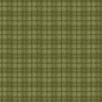 F18502-G3 groene ruit flanel