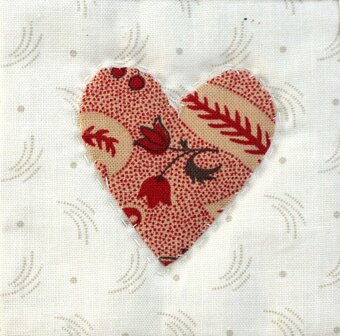 Little Hearts Scrap Quilt pattern