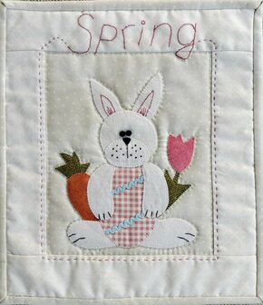 Spring Panel  Mini Quilt