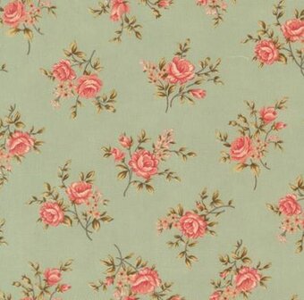 46261-12 Unity Roses on teal