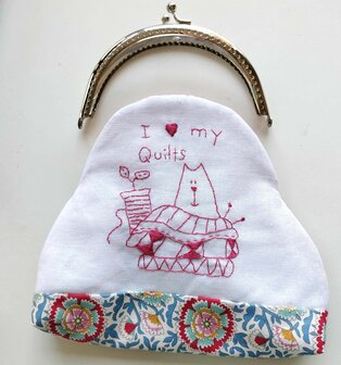 Beugel Etui I Love My Quilts