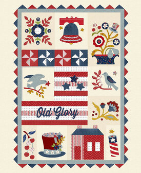 Quiltpakket Old Glory panel quilt