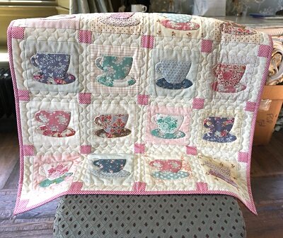 Quiltpakket Theekransje in het kasteel ROMANTISCH