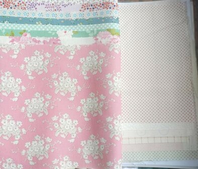 Quiltpakket Theekransje in het kasteel ROMANTISCH