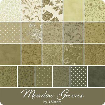 8 Fatquarters Lavender Fields &amp; Meadow Greens