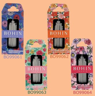 BO99062 Bohin Blossom Naainaalden Sharps assortiment nr. 3-9 Oranje 