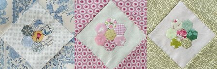 BVM  A Quilter Flower Garden Quilt deel 5