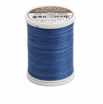 Sulky Cotton 30 Hand Quilt garen Melange blauw mix 4055
