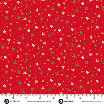 125-R Jolly St Nick Sparkle Red