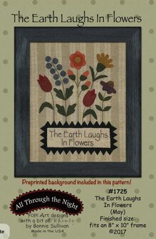 Mini Quilt The Earth Laughs in Flowers