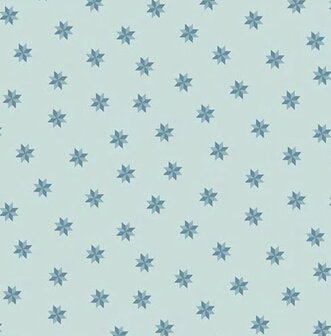 1610B Sewing Bird light Blue Star