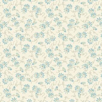 1616L Sewing Bird Flower Cream 
