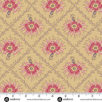 1591-R Wildflower beige flower