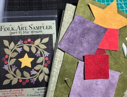 Folk Art Sampler Quilt Paket