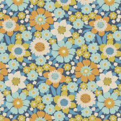 100603 Tilda Wallflower Lauren Blue