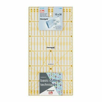 611307 Omnigrid liniaal 15x30 cm Tweedehands