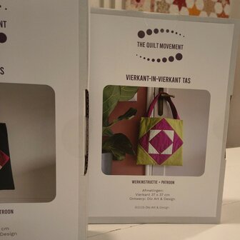 Vierkant in vierkant Tas E-patroon