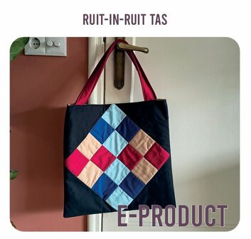 Ruit in ruit Tas E-patroon