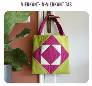 Vierkant in vierkant Tas Kit