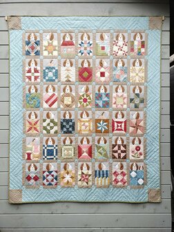 Quiltpakket Compleet  Scrappy Dogs Quilt 