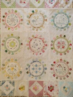 Compleet Patroon Quilters Flower Garden