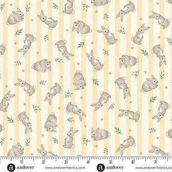 191-Y Little Ones Bunnies Yellow