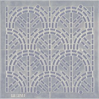 Sashiko Sjabloon Seigaiha Waves