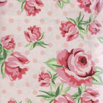 DP20401 Dots and Posies pink
