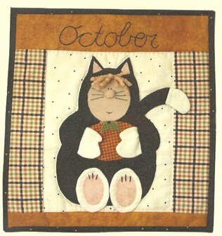 Quiltpakket Sara's Trip Around the Year October