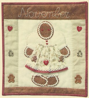 Quiltpakket Sara's Trip Around the Year November