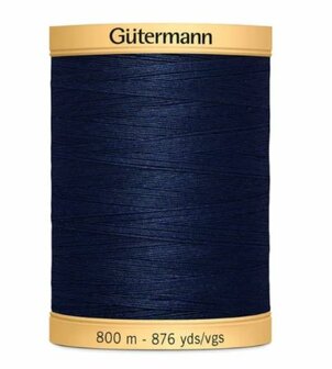 5322 dark blue Gutermann naai- en applicatie garen. GROTE KLOS