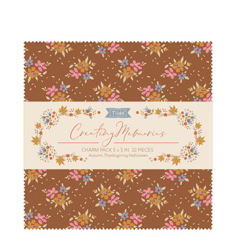 300212 Tilda Creating Memories Charmpack Autumn Colours