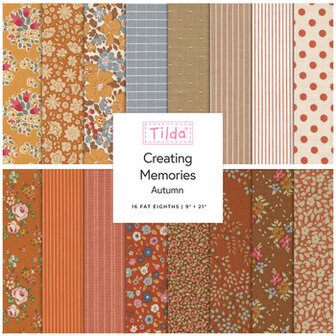300212 Tilda Creating Memories Charmpack Autumn Colours