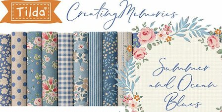 300211 Tilda Creating Memories Charmpack Summer Colours