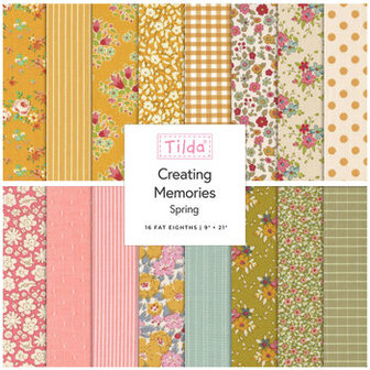 300210 Tilda Creating Memories Charmpack Spring Colours