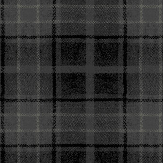 F510896-J Holly Jolly Flannel Black Grey Check