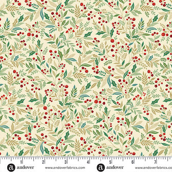 Mu-214-Q Adorn Holly Cream 